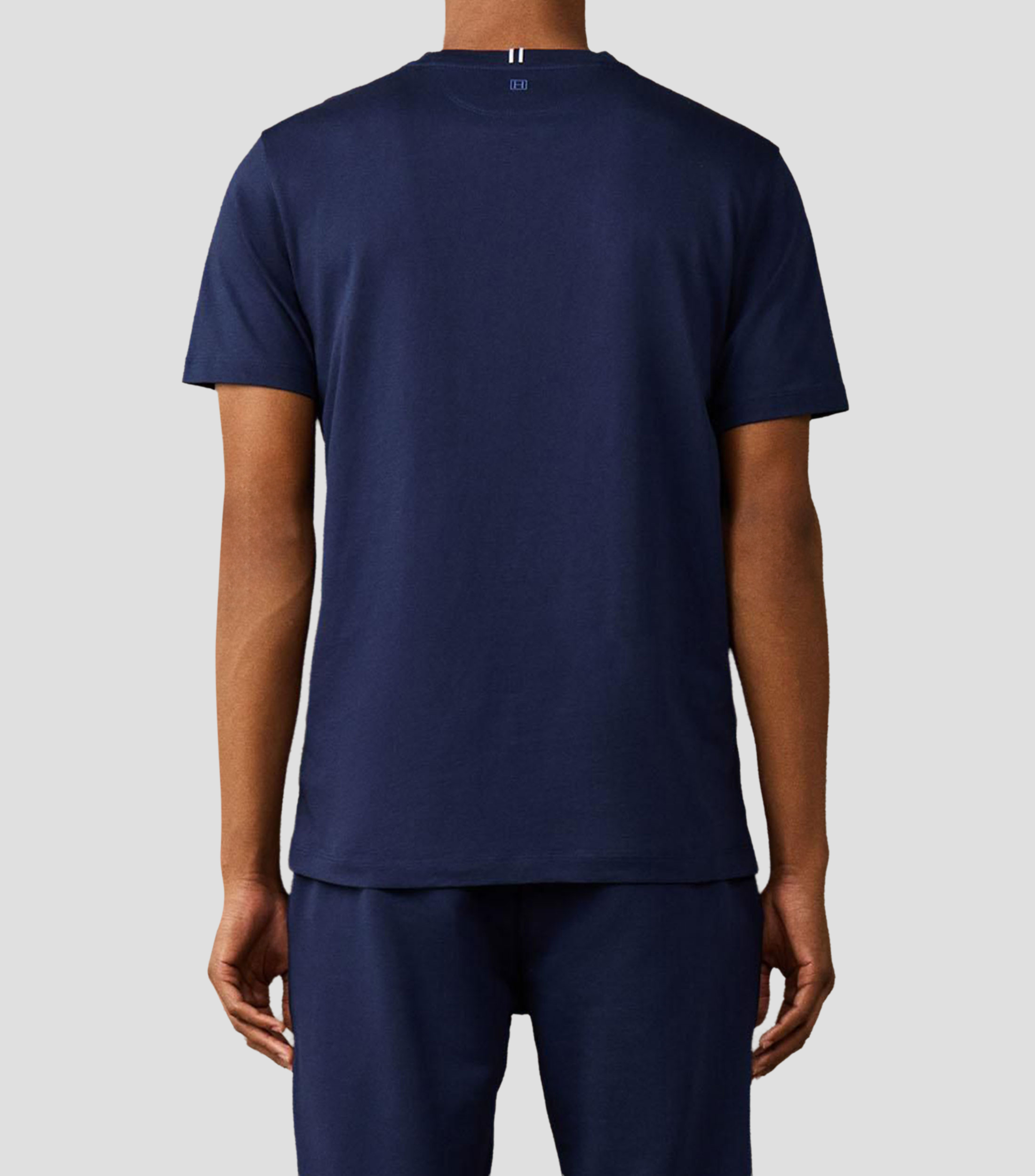 Playera cuello redondo manga corta diseño liso Hombre